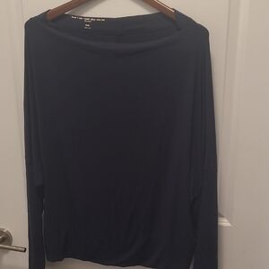 Stella & Dot Navy Long Sleeve Top